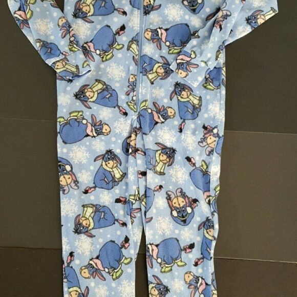 Disney Eyeore 1 Pc Footed Pajamas - Picture 4 of 12